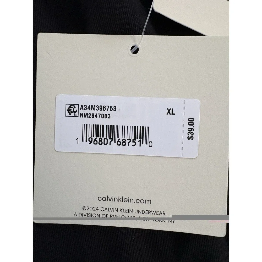 NEW Calvin Klein Shorts Mens Modern Cotton Lounge Shorts Black Men's Size XLarge